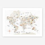 Around the World I Art Print