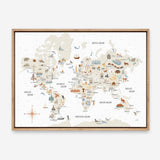 Around the World I Canvas Print