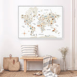 Around the World I Canvas Print