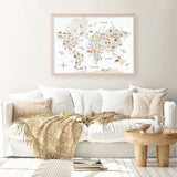 Around the World I Art Print