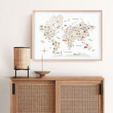 Around the World I Art Print