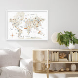 Around the World I Art Print