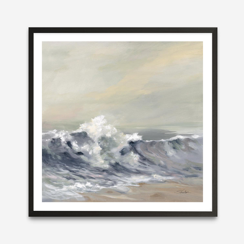 Splashing Wave (Square) Art Print