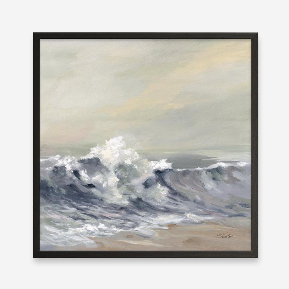 Splashing Wave (Square) Art Print