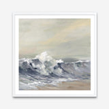 Splashing Wave (Square) Art Print