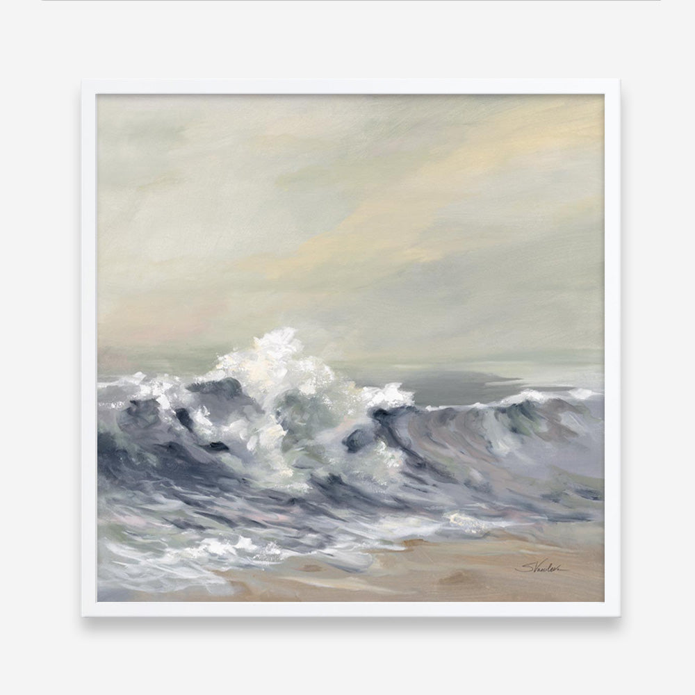 Splashing Wave (Square) Art Print