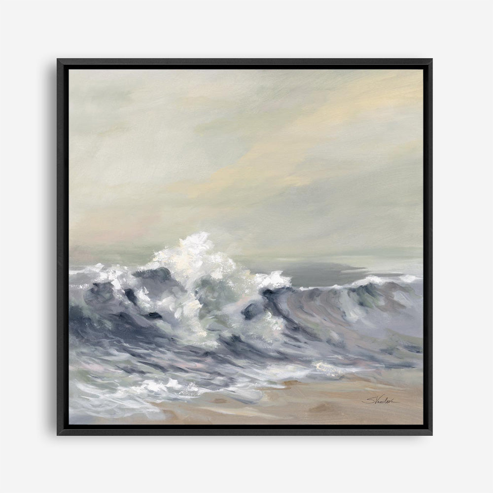 Splashing Wave (Square) Canvas Print