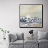 Splashing Wave (Square) Canvas Print