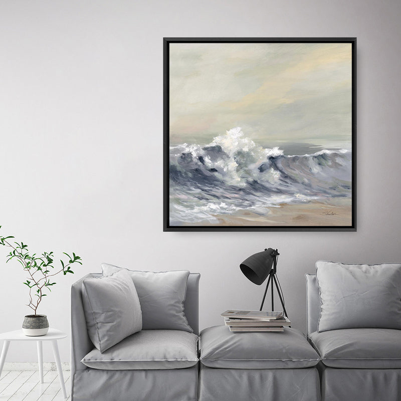 Splashing Wave (Square) Canvas Print