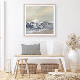 Splashing Wave (Square) Art Print