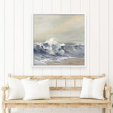 Splashing Wave (Square) Art Print