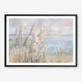 Seaside Pampas Grass Art Print