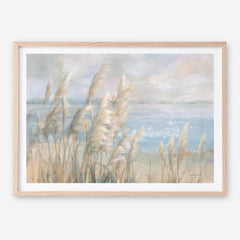 Seaside Pampas Grass Art Print