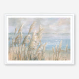 Seaside Pampas Grass Art Print