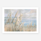 Seaside Pampas Grass Art Print
