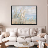 Seaside Pampas Grass Canvas Print