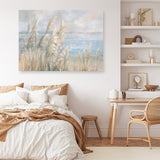Seaside Pampas Grass Canvas Print