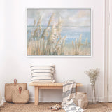 Seaside Pampas Grass Canvas Print