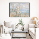 Seaside Pampas Grass Art Print