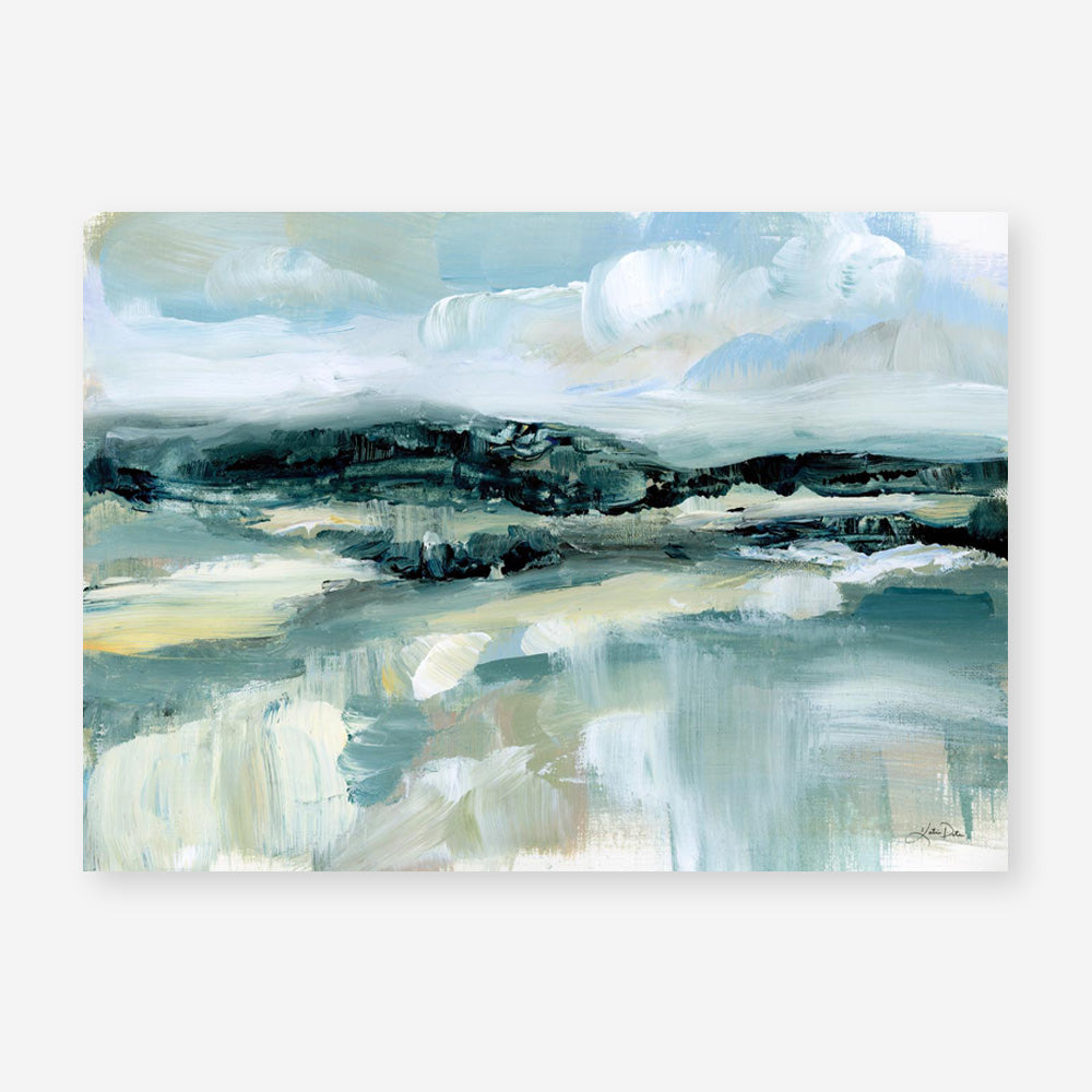 Clouds at Hilltop Art Print