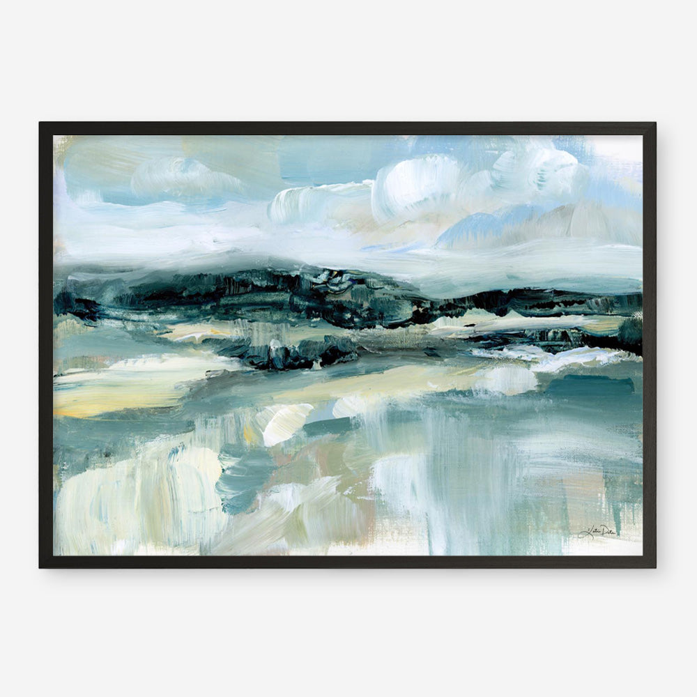 Clouds at Hilltop Art Print