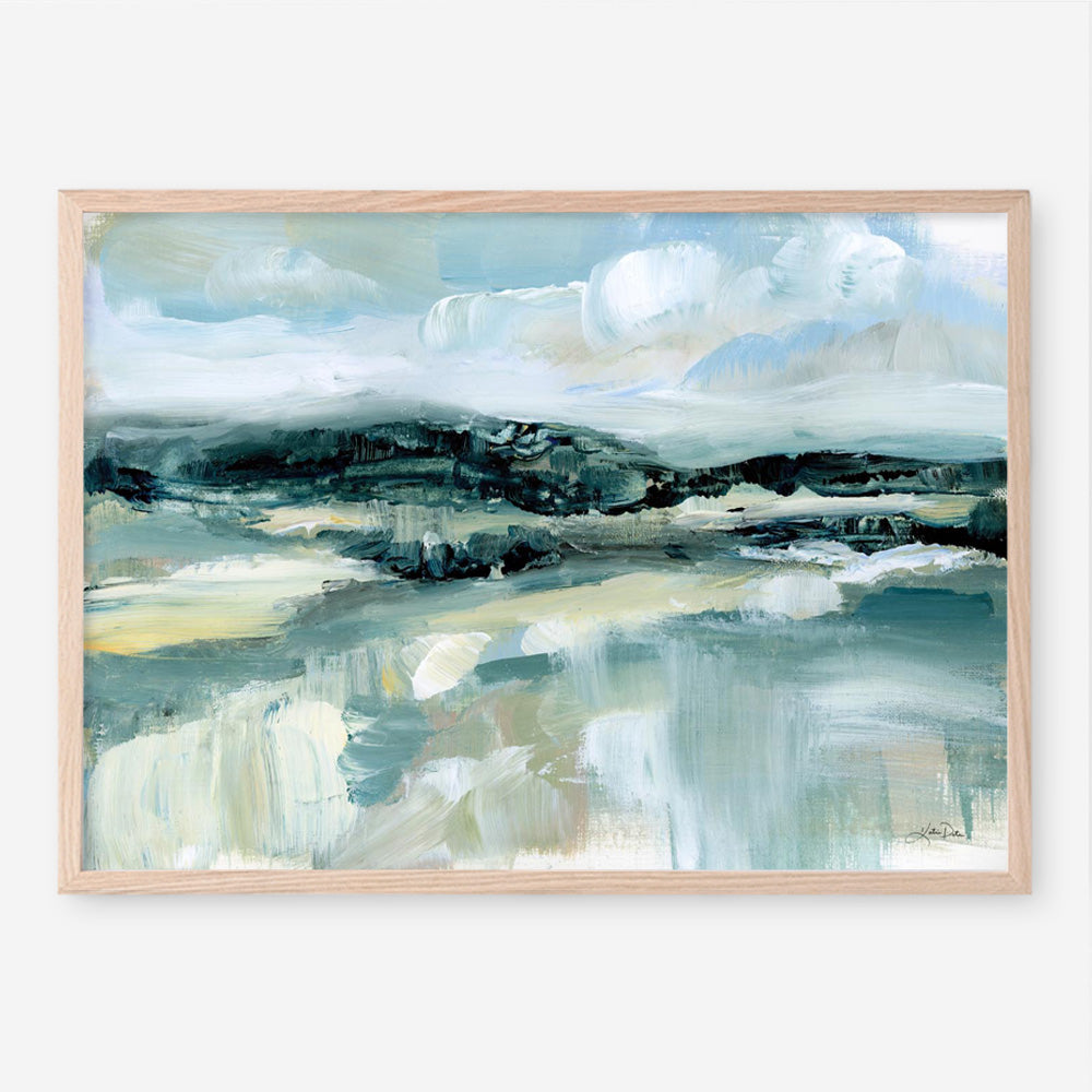 Clouds at Hilltop Art Print