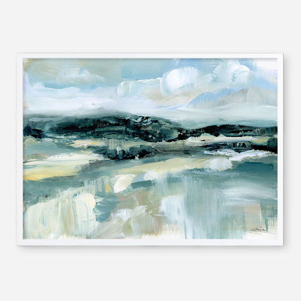 Clouds at Hilltop Art Print