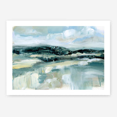 Clouds at Hilltop Art Print