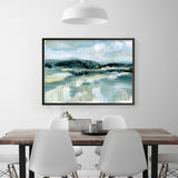 Clouds at Hilltop Art Print