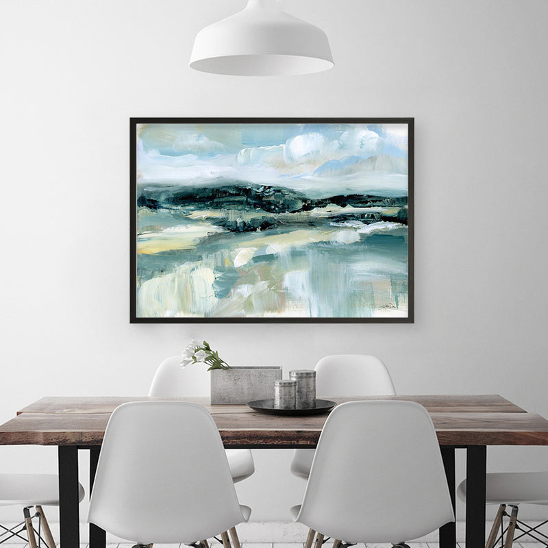 Clouds at Hilltop Art Print