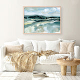 Clouds at Hilltop Art Print