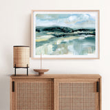 Clouds at Hilltop Art Print