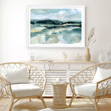 Clouds at Hilltop Art Print