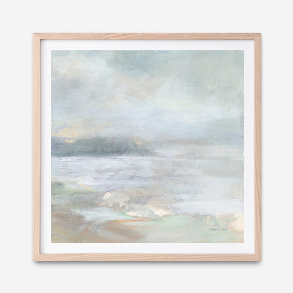 Bay Fog Crop (Square) Art Print