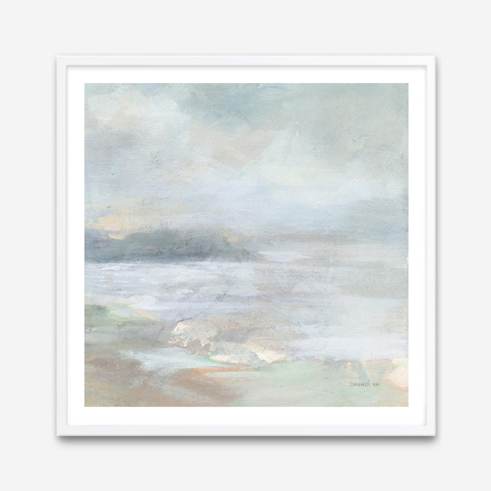 Bay Fog Crop (Square) Art Print