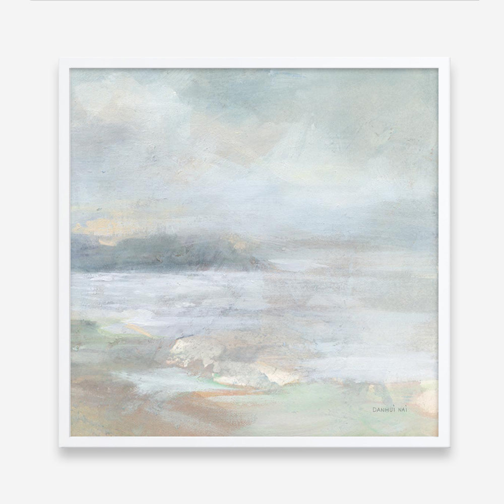 Bay Fog Crop (Square) Art Print
