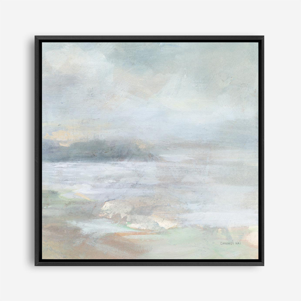 Bay Fog Crop (Square) Canvas Print