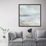 Bay Fog Crop (Square) Canvas Print