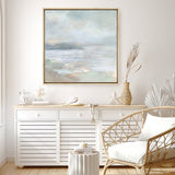 Bay Fog Crop (Square) Canvas Print