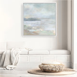 Bay Fog Crop (Square) Canvas Print