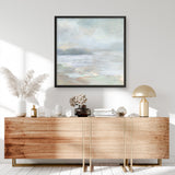 Bay Fog Crop (Square) Art Print