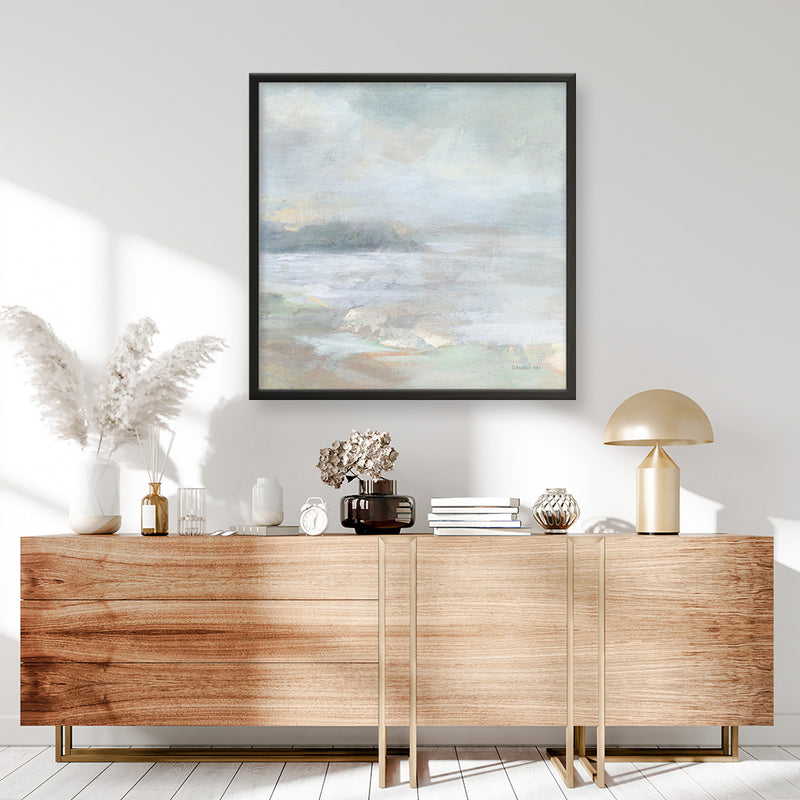 Bay Fog Crop (Square) Art Print
