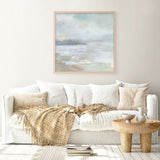 Bay Fog Crop (Square) Art Print