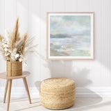 Bay Fog Crop (Square) Art Print