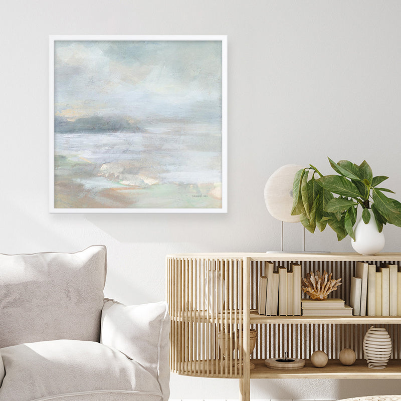 Bay Fog Crop (Square) Art Print