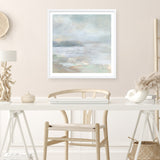 Bay Fog Crop (Square) Art Print