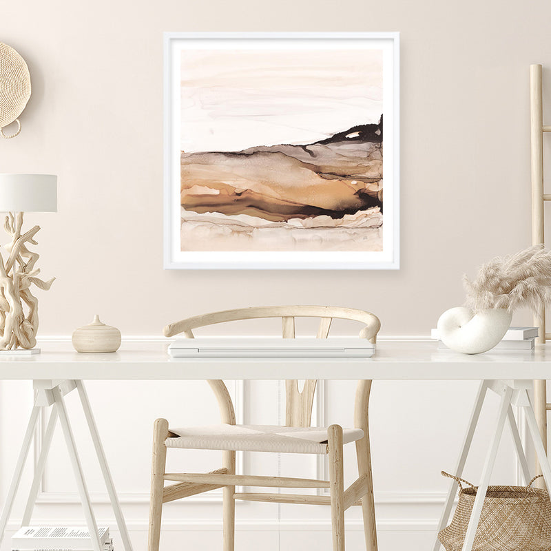 Neutralscape I (Square) Art Print