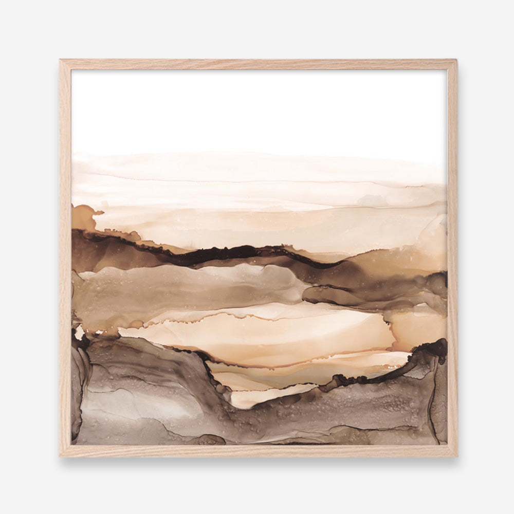 Neutralscape II (Square) Art Print