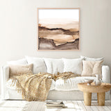 Neutralscape II (Square) Art Print