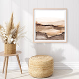 Neutralscape II (Square) Art Print